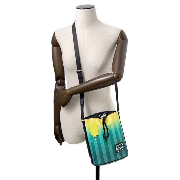 LOUIS VUITTON Yellow Damier Shoulder Bag - Picture 4 of 13